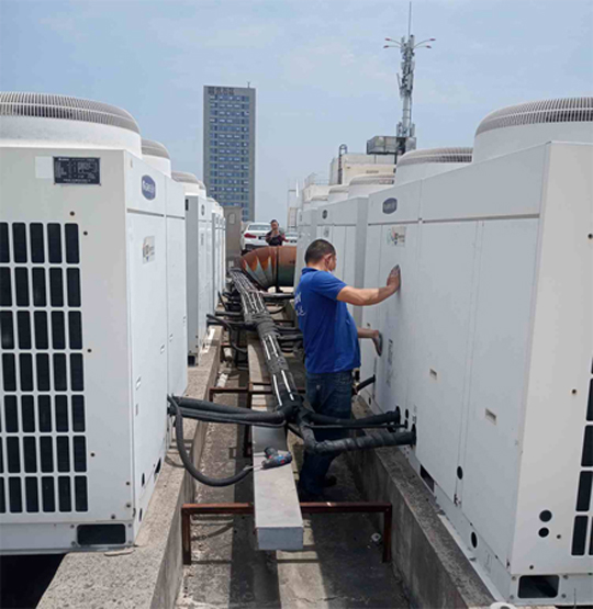 靖宇中央空调制热和不制冷系统维修方法